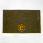 Personalized Faux Leather Dog Placemat Grey/Yellow