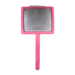 Large Curved Pink Dematting Brush by PetStore.Direct