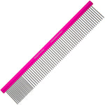 10? Pink 80/20 Flat Back Poodle Comb by PetStore.Direct