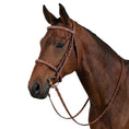 Load image into Gallery viewer, Laureate by Henri de Rivel Raised Fancy Stitched Bridle w/ Laced Reins