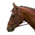 Load image into Gallery viewer, Laureate by Henri de Rivel Anatomical Bridle w/ Rubber Reins