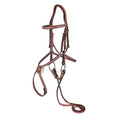 Load image into Gallery viewer, Laureate by Henri de Rivel Figure 8 Bridle w/ Rubber Reins - image 2