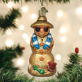 Load image into Gallery viewer, Sand Snowman Ornament - Southlake Paws