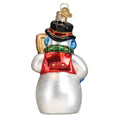 Load image into Gallery viewer, Snowman With Face Mask Ornament - Southlake Paws
