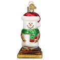 Load image into Gallery viewer, S'mores Snowman Ornament - Southlake Paws