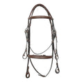 Load image into Gallery viewer, Henri de Rivel Pro Fancy Raised Comfort Crown Padded Bridle With Fancy Raised Reins - image 3