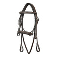 Load image into Gallery viewer, Henri de Rivel Pro Fancy Raised Comfort Crown Padded Bridle With Fancy Raised Reins - image 4