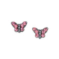 Load image into Gallery viewer, Petite Crystal Butterfly Stud Earrings