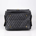 Pet Carrier – Quilted PU Leather with Gold Chain
