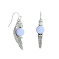 Load image into Gallery viewer, Neotropic Exotic Parrot And Gemstone Drop Earrings