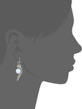 Load image into Gallery viewer, Neotropic Exotic Parrot And Gemstone Drop Earrings