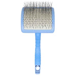 Plastic Handle Large Slicker Brush Blue by Zolitta