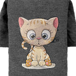 Cutie Dog Tee Collection Dark Grey Kitty