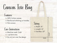 Load image into Gallery viewer, Tote Bag | Canvas Tote | WOVEN WEB HANDLES 12 oz Canvas | Halloween No Tricks