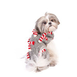 Candy Cane Dog Sweater