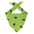 Load image into Gallery viewer, Halloween Bandana | Halloween Dog Bandana | Green with Bats - Southlake Paws