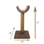 SPHP Sisal Pole with Cat Perch