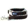 Load image into Gallery viewer, Brown Stripes Velvet Essential Dog Collar (1″ Only)