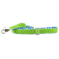 Load image into Gallery viewer, Green Stripes Velvet Essential Dog Collar (1″ Only)