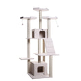 Load image into Gallery viewer, Armarkat B8201 Classic Cat Tree In Ivory Jackson Galaxy Approved Multi Levels With Ramp Three Perches Rope Swing Two Condos