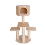 Armarkat Premium S4203 Scots Pine Solid Wood Cat Tree 46
