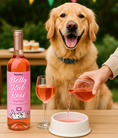 Load image into Gallery viewer, Belly Rub Blush Watermelon Dog Water lifestyle image for dog hydration