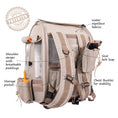Load image into Gallery viewer, TrackPack Bird Carrier Backpack with Perch Airline Approved Cage Bag