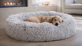 Load image into Gallery viewer, Bowsers Icelandic Shag Orthopedic Dog Bed in frost-white