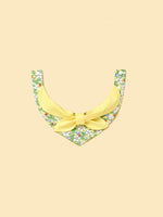 Bowtiful Garden Butter Yellow Floral Bandana