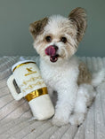 Load image into Gallery viewer, Snuggly Cup Holiday Ivory & Grrradelli Bark Square | Christmas Plush Dog Toys