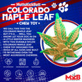 Load image into Gallery viewer, Colorado Maple Leaf Nylon Dog Chew Toy for Aggressive Chewers | USA Made