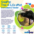Load image into Gallery viewer, Tree of Life eMat by Southlake Paws features a tree design with suction cups, ideal for enriching licking for dogs and cats.