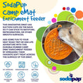Load image into Gallery viewer, Camp eMat - Enrichment Lick Mat For Dogs and Cats - with Suction Cups | Retro Van Design | USA Made