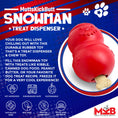 Load image into Gallery viewer, Snowman Dog Toy - Durable Winter Chew Toy for Large Dogs | USA Made
