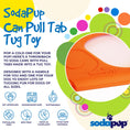 Load image into Gallery viewer, Pop Top Rubber Tug Toy for Interactive Play