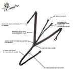 ExionPro Heart Shape 3 Point Breastplate - Matching Elastic