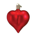 Load image into Gallery viewer, Large Matte Red Heart Ornament - Southlake Paws