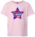 Load image into Gallery viewer, Custom Patriotic Tie Dye Children's Gildan Soft Shirt
