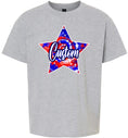 Load image into Gallery viewer, Custom Patriotic Tie Dye Children's Gildan Soft Shirt