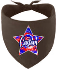Load image into Gallery viewer, Custom Patriotic Tie Dye Pet Bandana