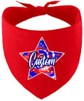Load image into Gallery viewer, Custom Patriotic Tie Dye Pet Bandana