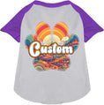 Load image into Gallery viewer, Custom Groovy Summit Pet Raglan Shirts