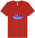 Load image into Gallery viewer, Custom Alpine Pawscape Unisex V-Neck Shirt