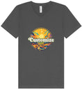 Load image into Gallery viewer, Custom Trippy Peaks Unisex V-Neck Shirt