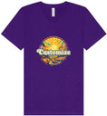 Load image into Gallery viewer, Custom Trippy Peaks Unisex V-Neck Shirt