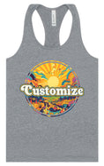Load image into Gallery viewer, Custom Trippy Peaks Women's Racerback Tank