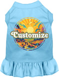 Load image into Gallery viewer, Custom Trippy Peaks Pet Dress