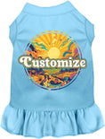 Load image into Gallery viewer, Custom Trippy Peaks Pet Dress