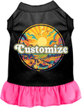Load image into Gallery viewer, Custom Trippy Peaks Pet Dress