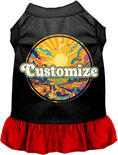 Load image into Gallery viewer, Custom Trippy Peaks Pet Dress